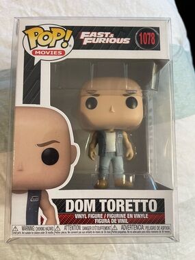 Funko Pop! Dom Toretto Vinyl Figure - Tan, Light Blue, Brown